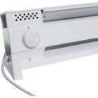 Cadet 49 In. 1500W 120V Portable Electric Baseboard Heater, White Image 5