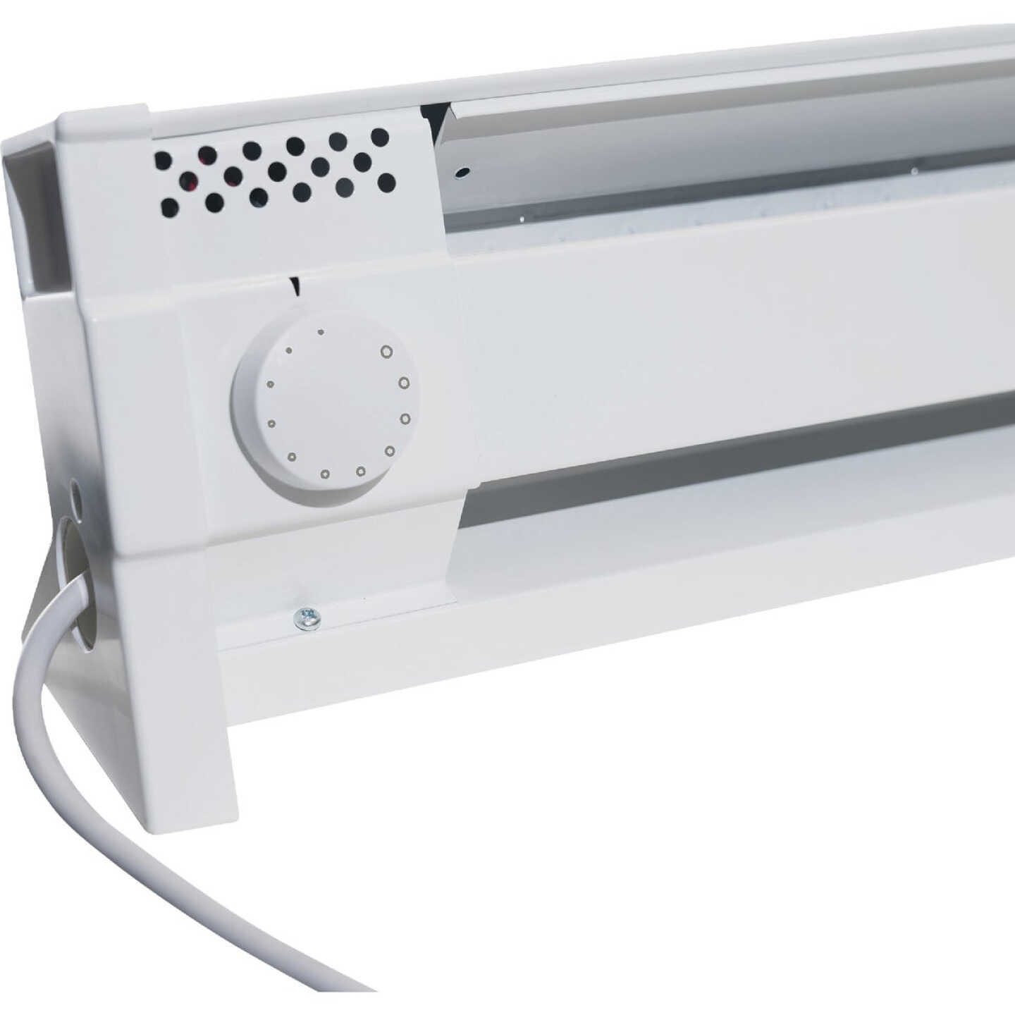 Cadet 49 In. 1500W 120V Portable Electric Baseboard Heater, White Image 5