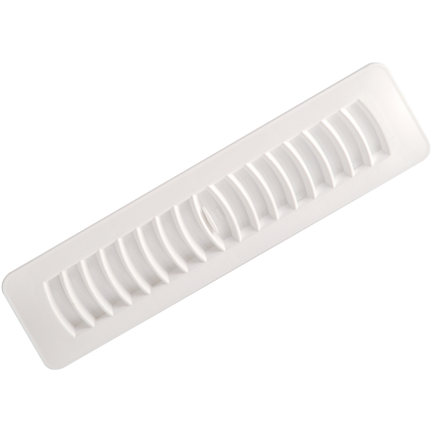 Imperial 2-1/4 In. x 12 In. White Plastic Louvered Floor Register Image 1