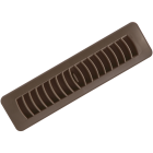 Imperial 2-1/4 In. x 12 In. Brown Plastic Louvered Floor Register Image 1