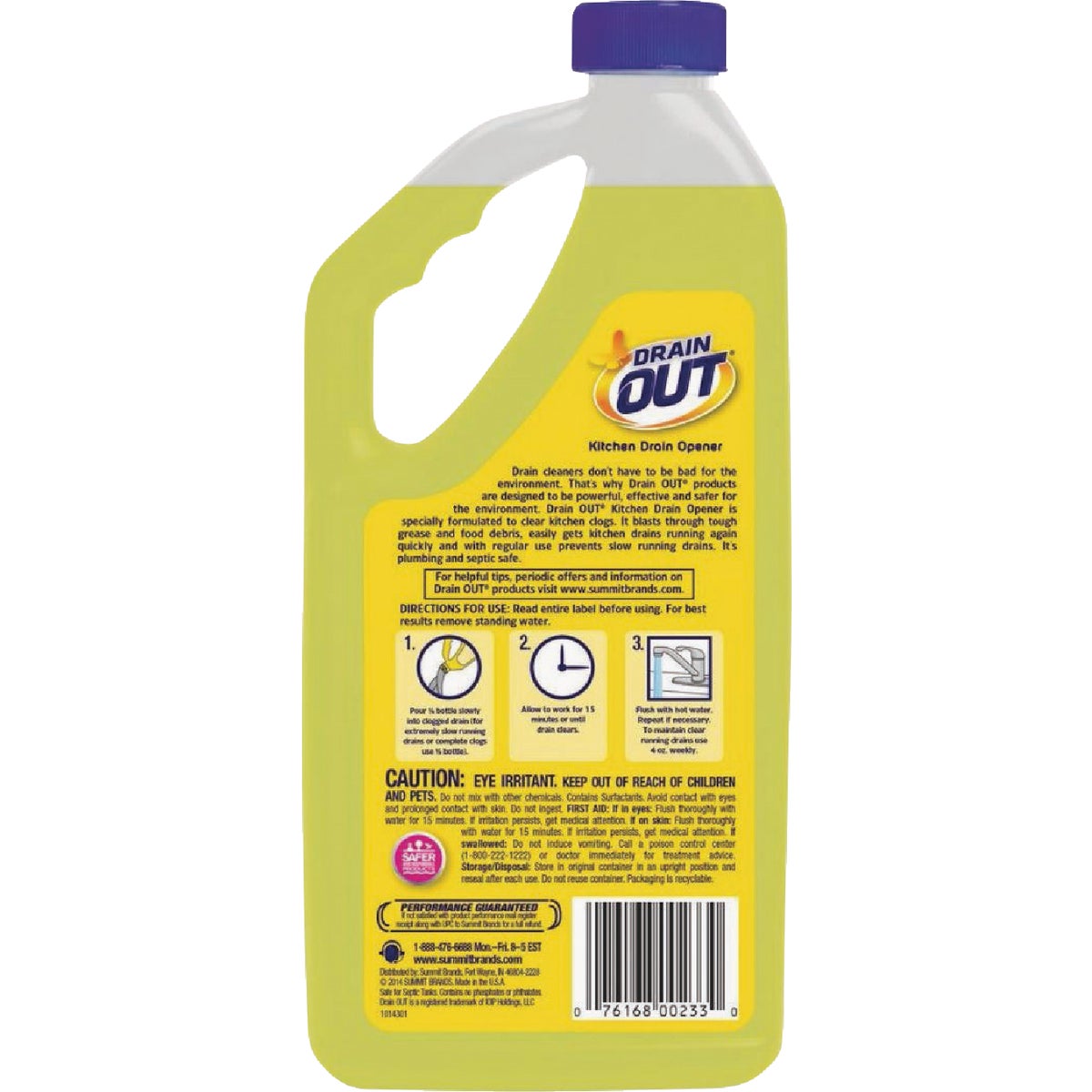 DrainOut 32 Oz. Liquid Kitchen Drain Opener Image 6