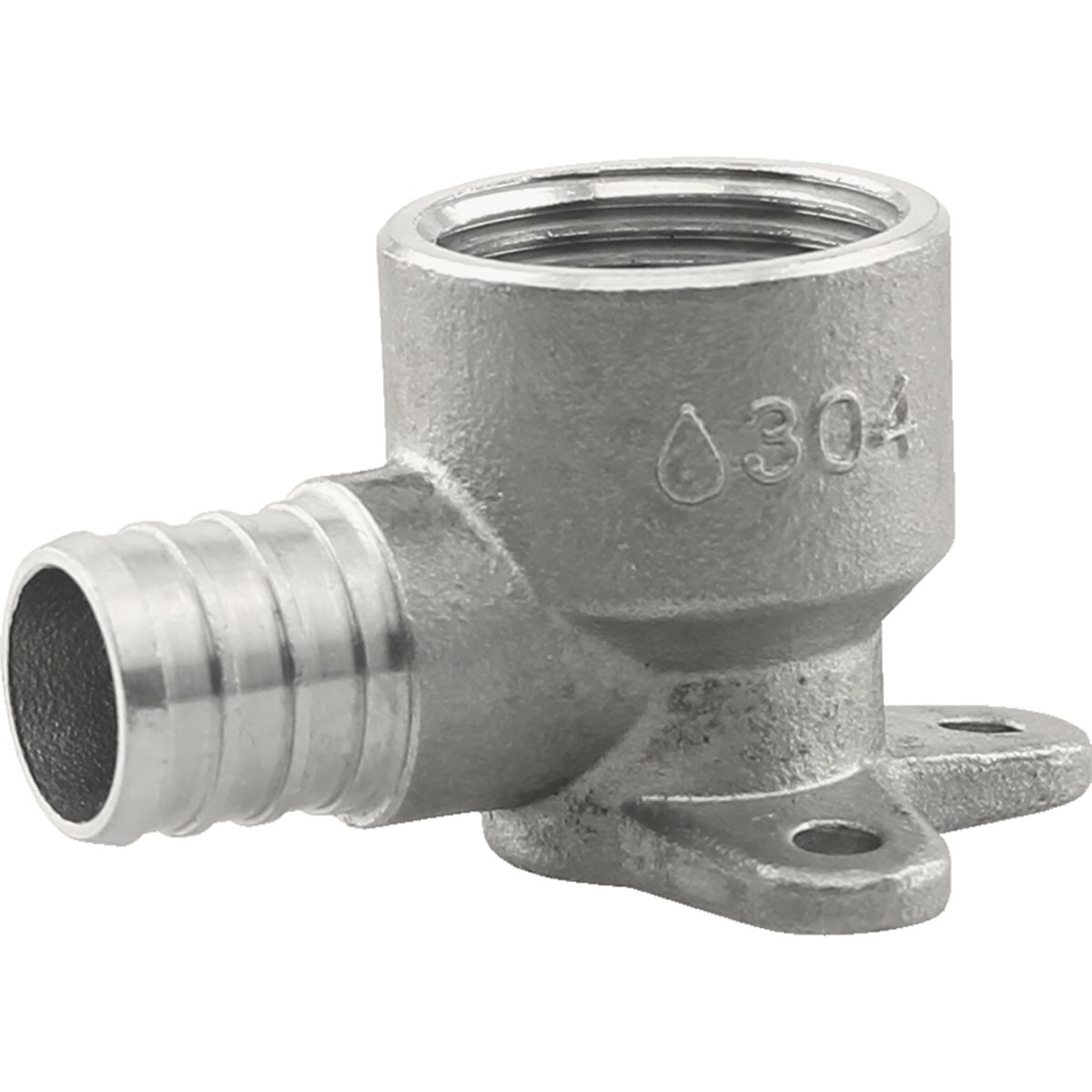 Plumbeeze 3/4 In. PEX x 3/4 In. Stainless Steel Drop Ear Elbow Image 1