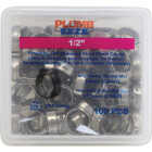 Plumbeeze 1/2 In. Stainless Steel PEX Pinch Clamp (10-Pack) Image 2