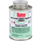 Oatey 4 Oz. Medium Bodied ABS to PVC Green Transition PVC Cement Image 1