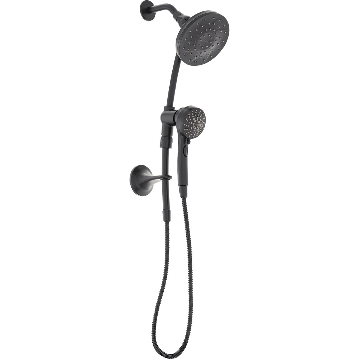 Moen 6-Function Matte Black 6-1/2 In. Dia. Spray Head Hand Shower