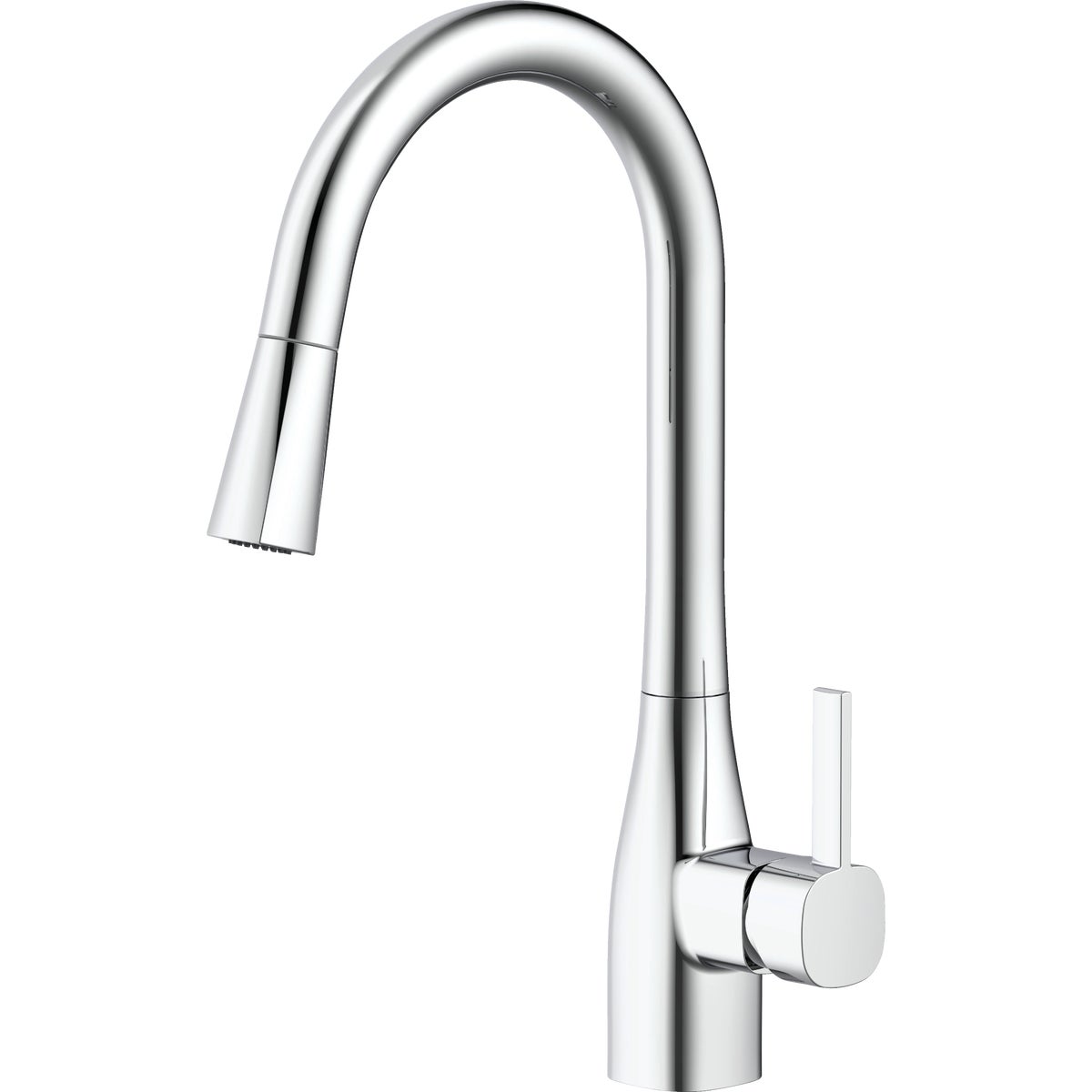 Home Impressions 1-Handle Pull-Down Kitchen Faucet, Chrome Image 3