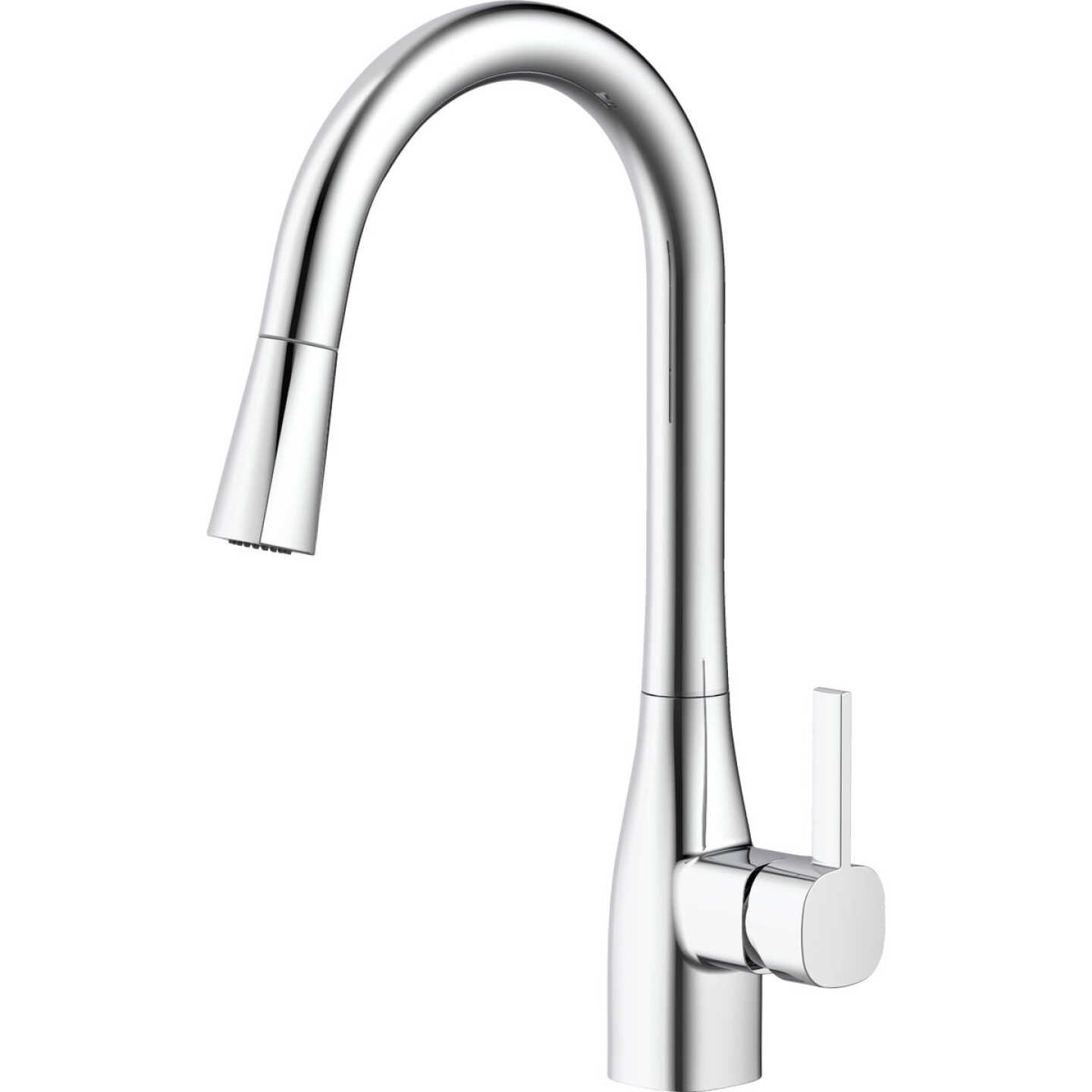 Home Impressions 1-Handle Pull-Down Kitchen Faucet, Chrome Image 3
