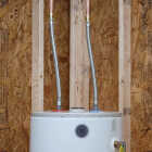 QuickFitting 3/4 In. Push-to-Connect x 3/4 In. FIP x 18 In. Braided Stainless Steel Water Heater Connector Hose Image 2