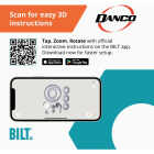 Danco Moen Lever and Knob Tub & Shower Trim Kit, Matte Black Image 2