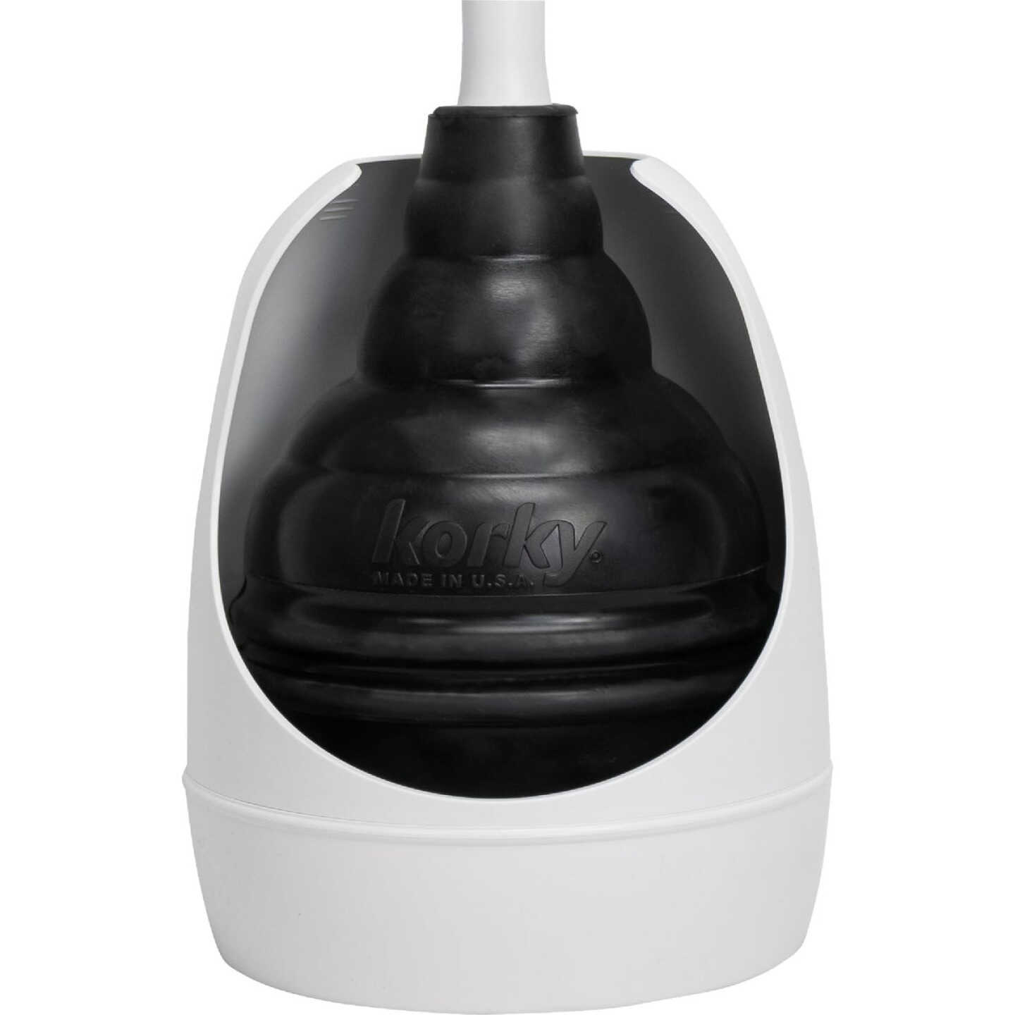 Korky Beehive Max HideAway Telescoping Plunger with Holder Image 7