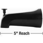 Danco Universal Matte Black Tub Spout with Diverter Image 7
