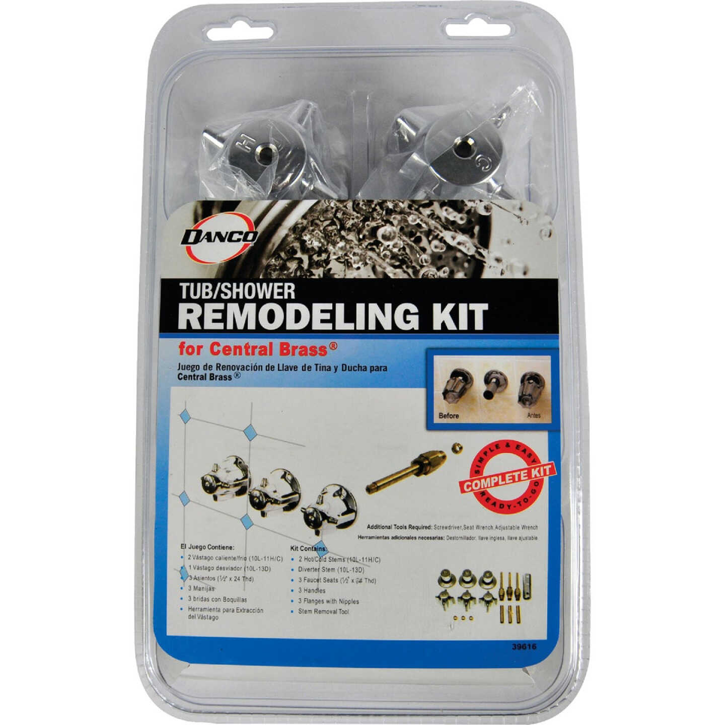 Danco Central Brass Bath & Shower Repair Kit Image 2