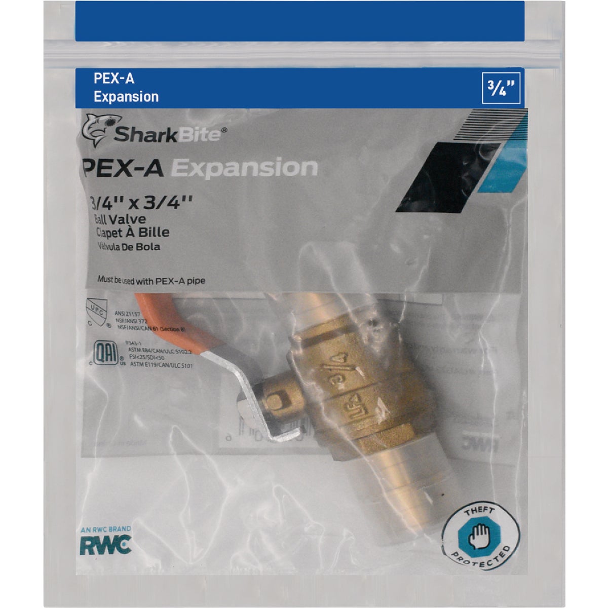 SharkBite 3/4 In. Brass PEX-A Ball Valve Image 2