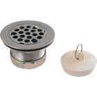 Keeney 2 In. to 2-1/2 In. Master Duplex Strainer with Rubber Stopper Image 1