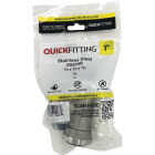 QuickFitting 1 In. x 1 In. x 1 In. Push-to-Connect Stainless Steel Tee Image 3