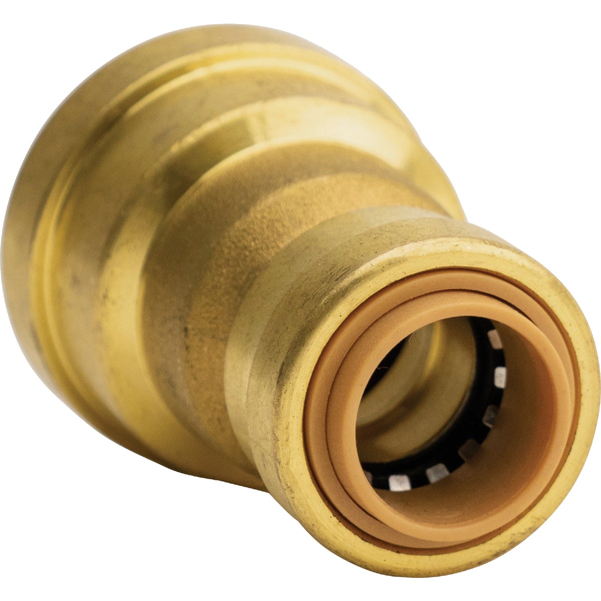 QuickFitting 3/4 In. x 1/2 In. Push-to-Connect Brass Reducing Coupling