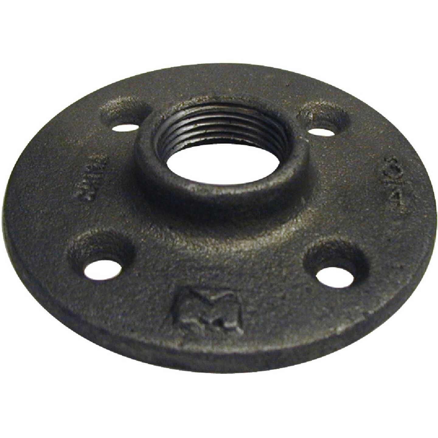 Southland 1/2 In. x 3 In. Black Iron Floor Flange Image 1
