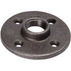 Southland 3/4 In. x 3-3/8 In. Black Iron Floor Flange Image 1