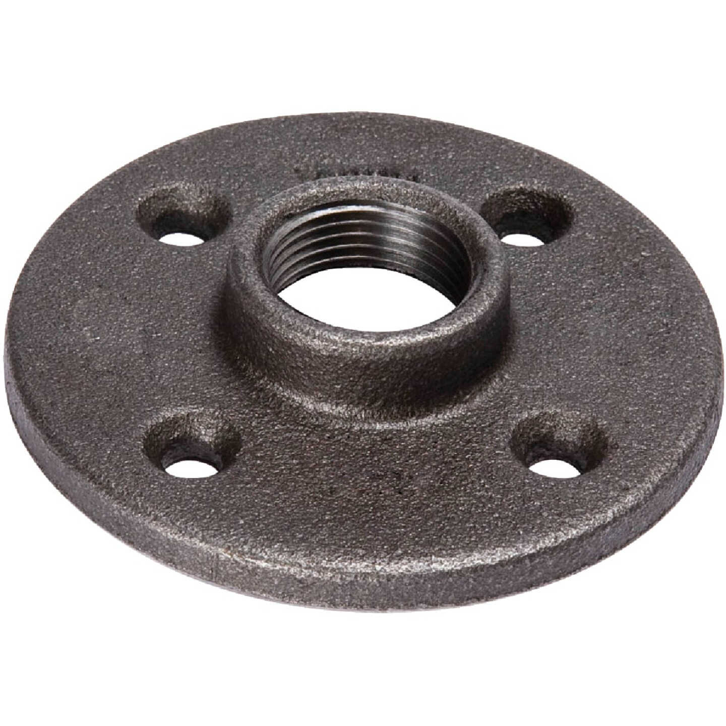 Southland 3/4 In. x 3-3/8 In. Black Iron Floor Flange Image 1