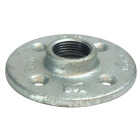 Southland 1/2 In. Malleable Iron Galvanized Floor Flange Image 1