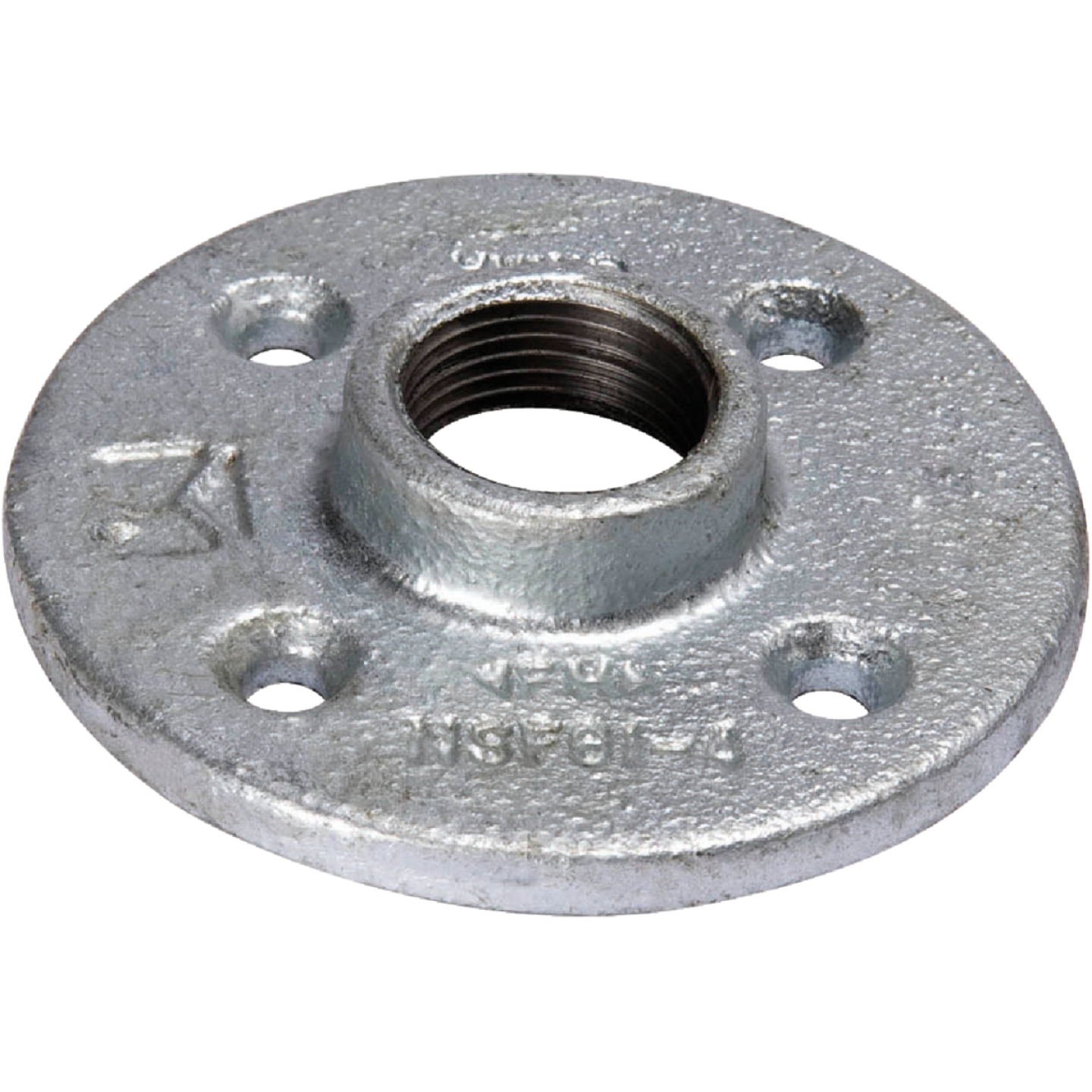Southland 2 In. Malleable Iron Galvanized Floor Flange Image 1