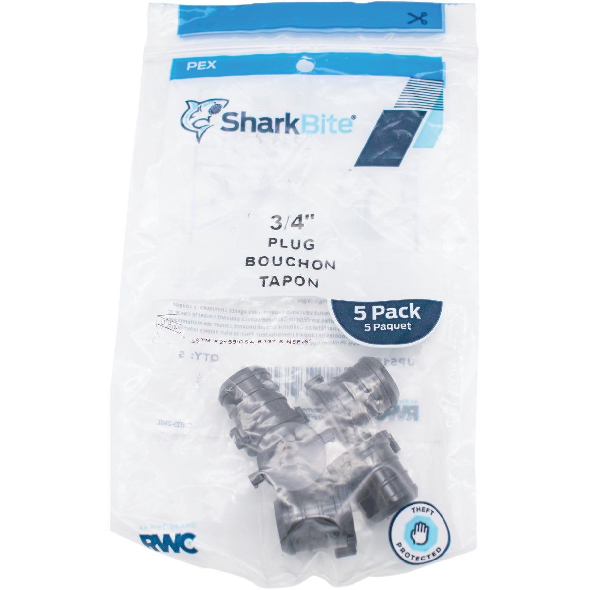 SharkBite PEX-B 3/4 In. Poly Alloy Barb Plug (5-Pack) Image 2