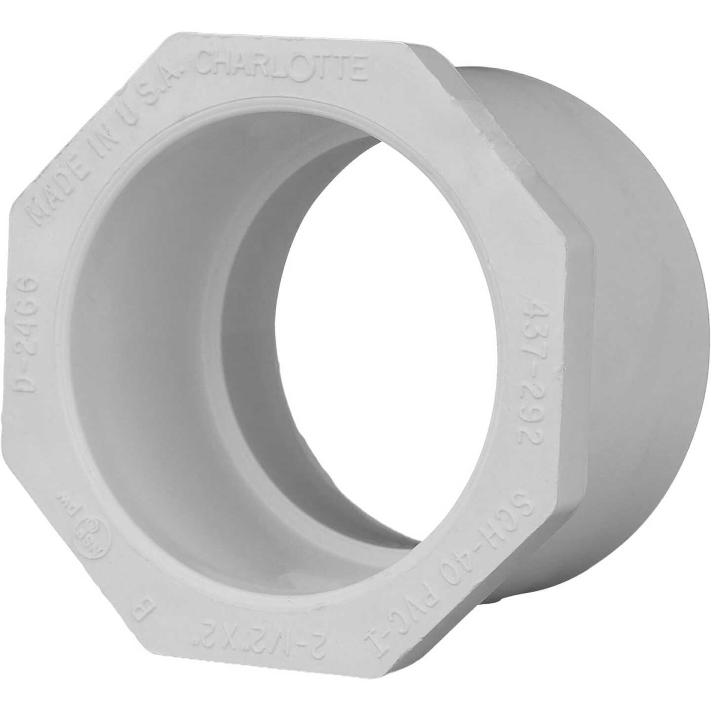 Charlotte Pipe 2-1/2 In. SPG x 2 In. Slip Schedule 40 PVC Bushing Image 1