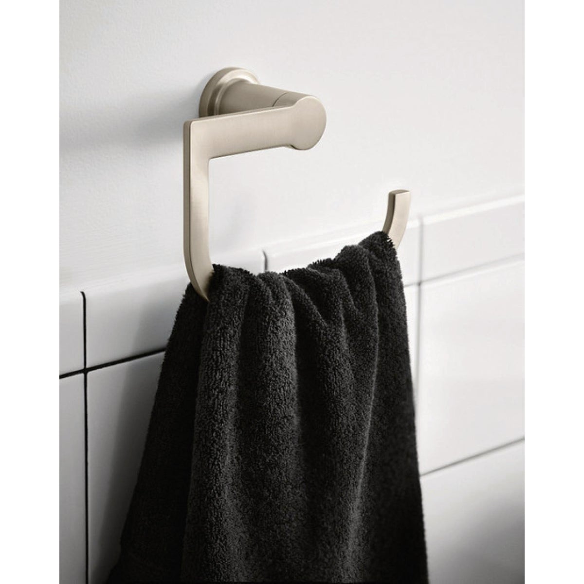 Moen Rinza Towel Ring, Spot Resist Brushed Nickel Image 2