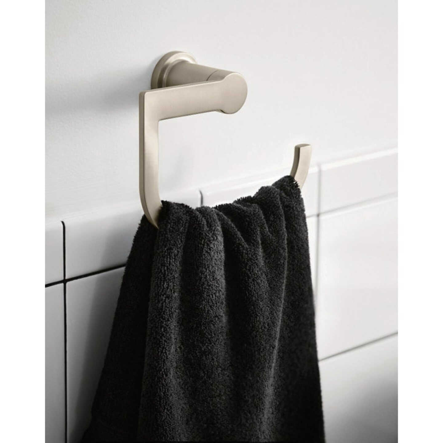 Moen Rinza Towel Ring, Spot Resist Brushed Nickel Image 2