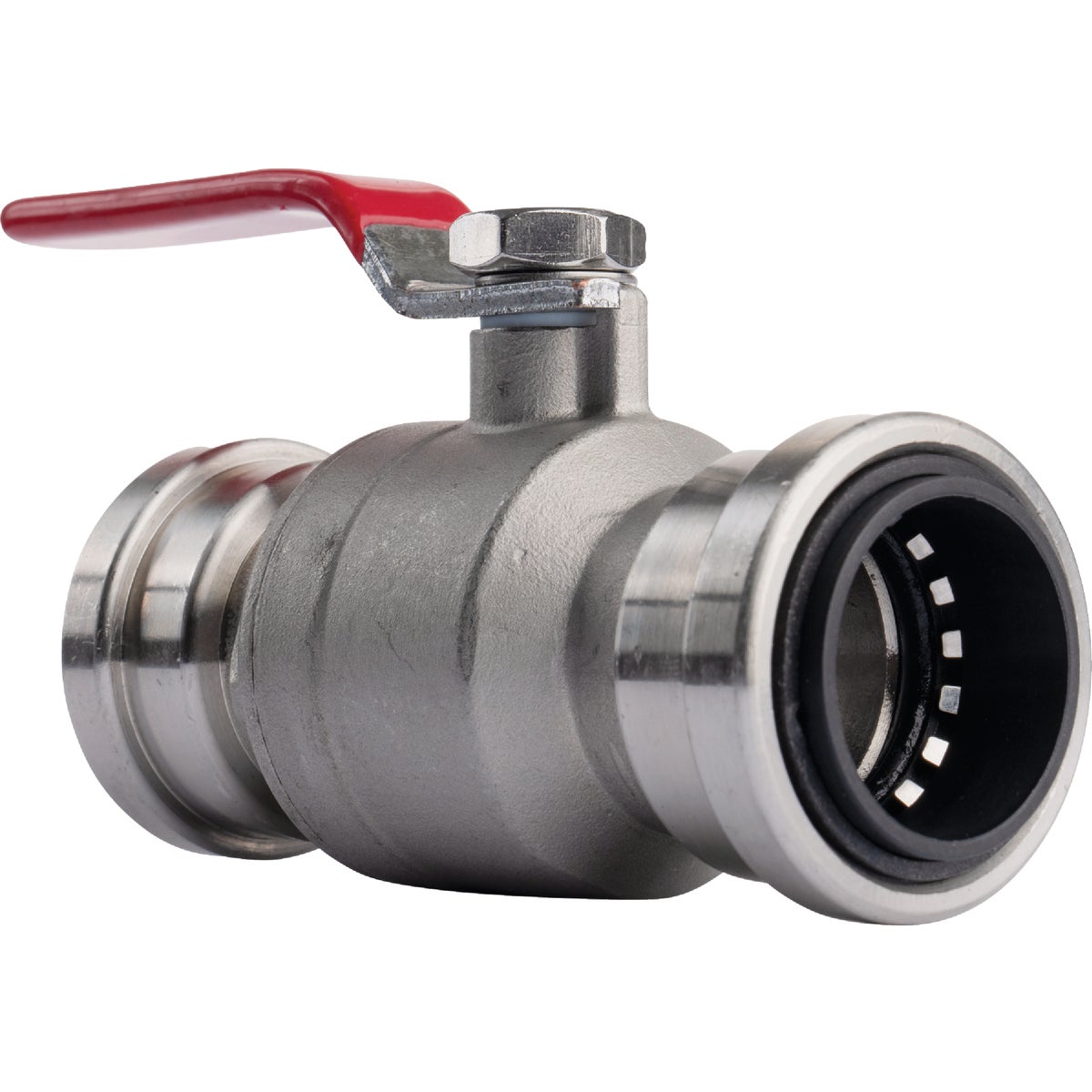 QuickFitting 1 In. Push-to-Connect Stainless Steel Full Port Ball Valve