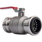 QuickFitting 1 In. Push-to-Connect Stainless Steel Full Port Ball Valve Image 1