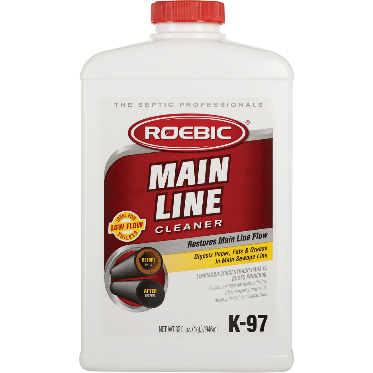 Roebic 32 Oz. Main Line Drain Cleaner Image 1