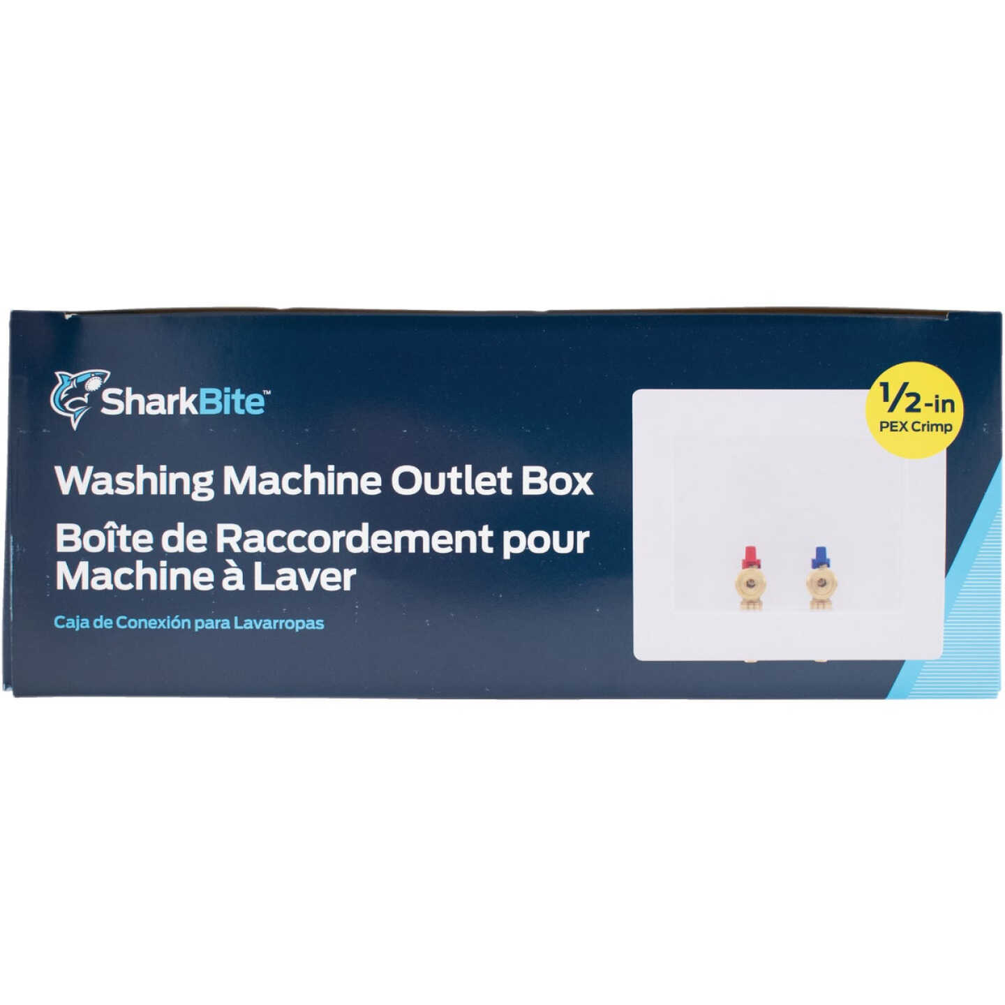 SharkBite 1/2 In. x 3/4 In. MHT Washing Machine Outlet Box Image 2