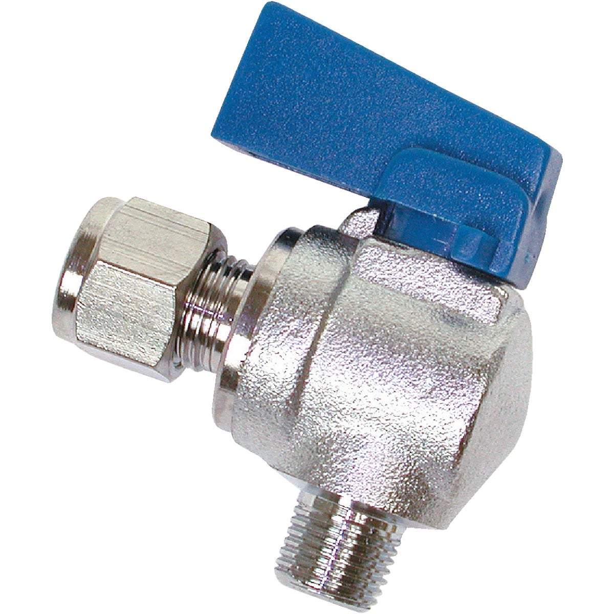 Dial 1/4 In. C X 1/8 In. MPT Angle Ball Valve