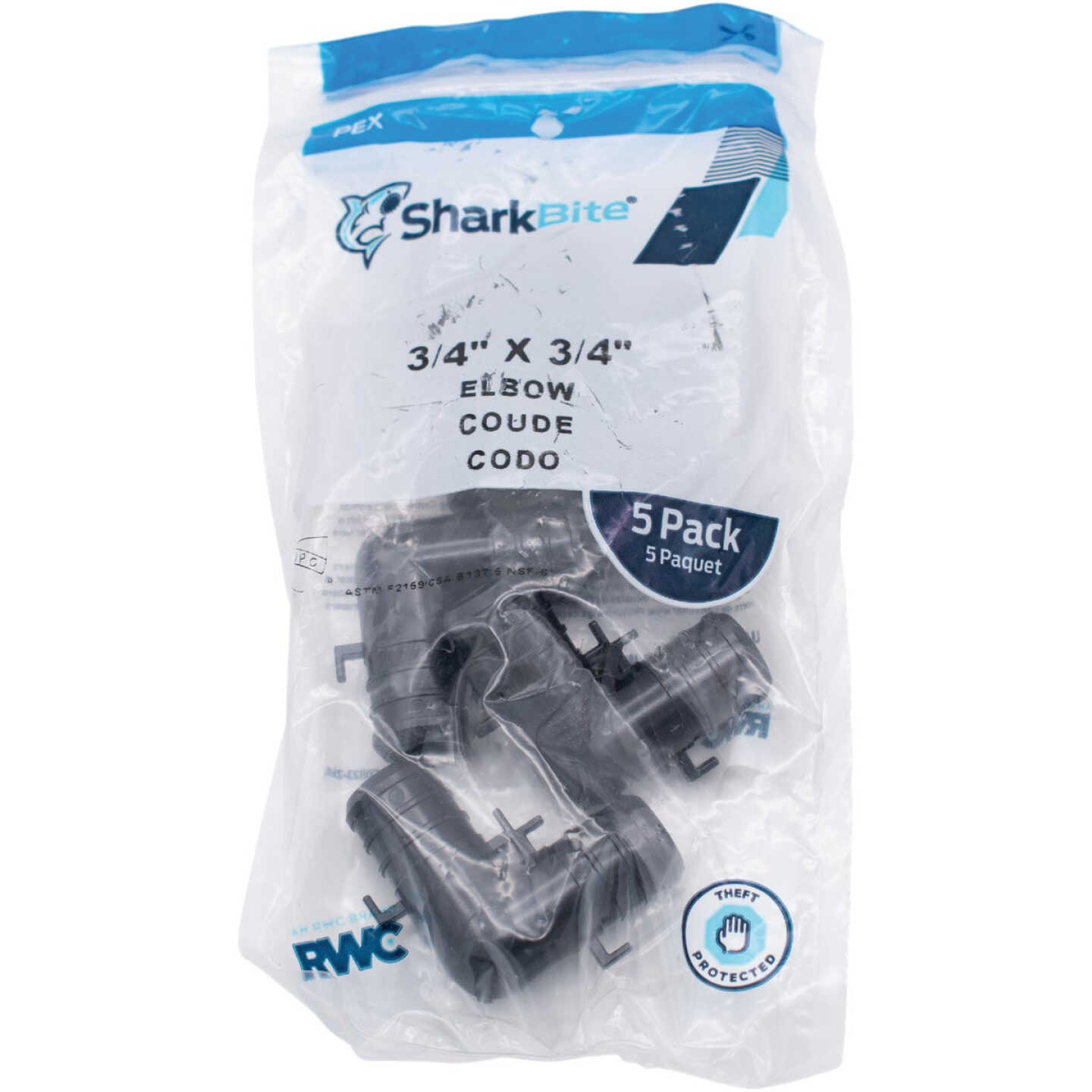 SharkBite PEX-B 3/4 In. Poly Alloy Barb Elbow (5-Pack) Image 2