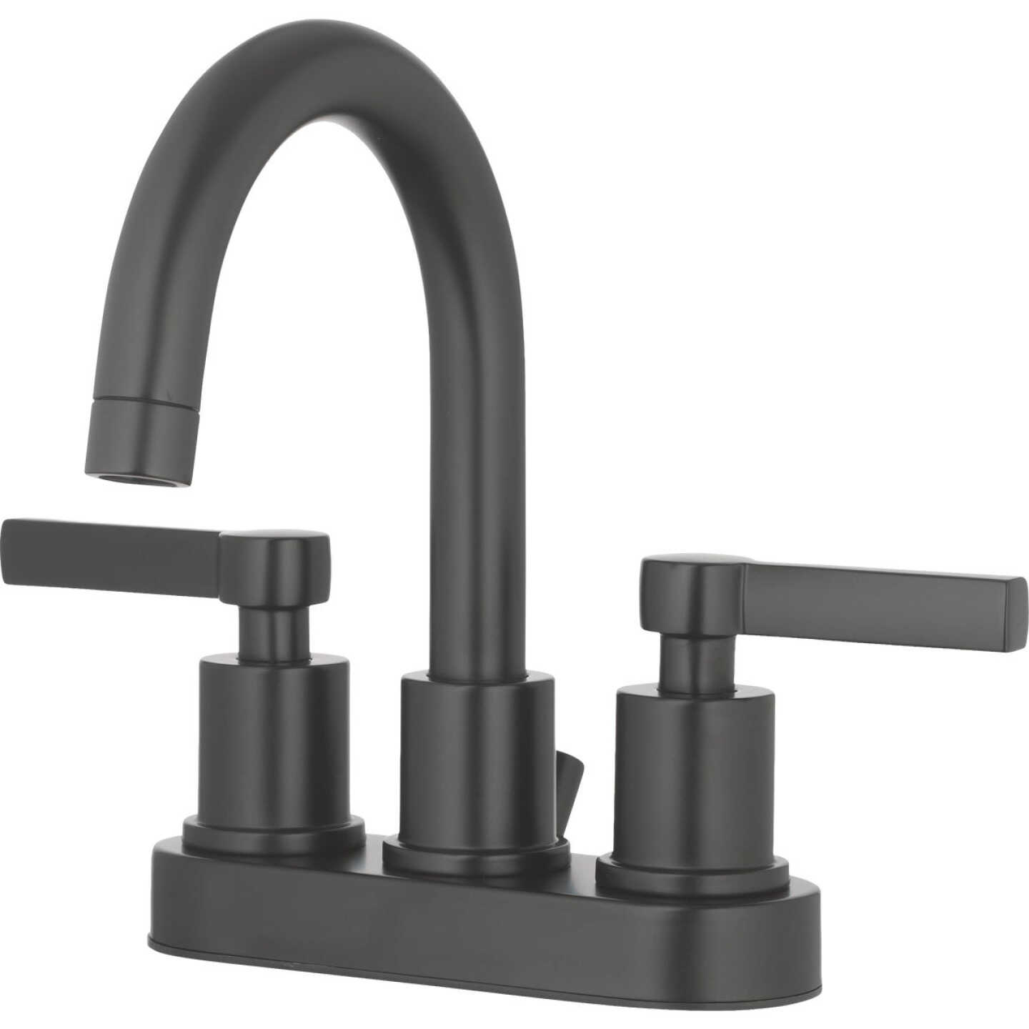 Homepointe Matte Black 2-Handle Lavatory Faucet Image 1