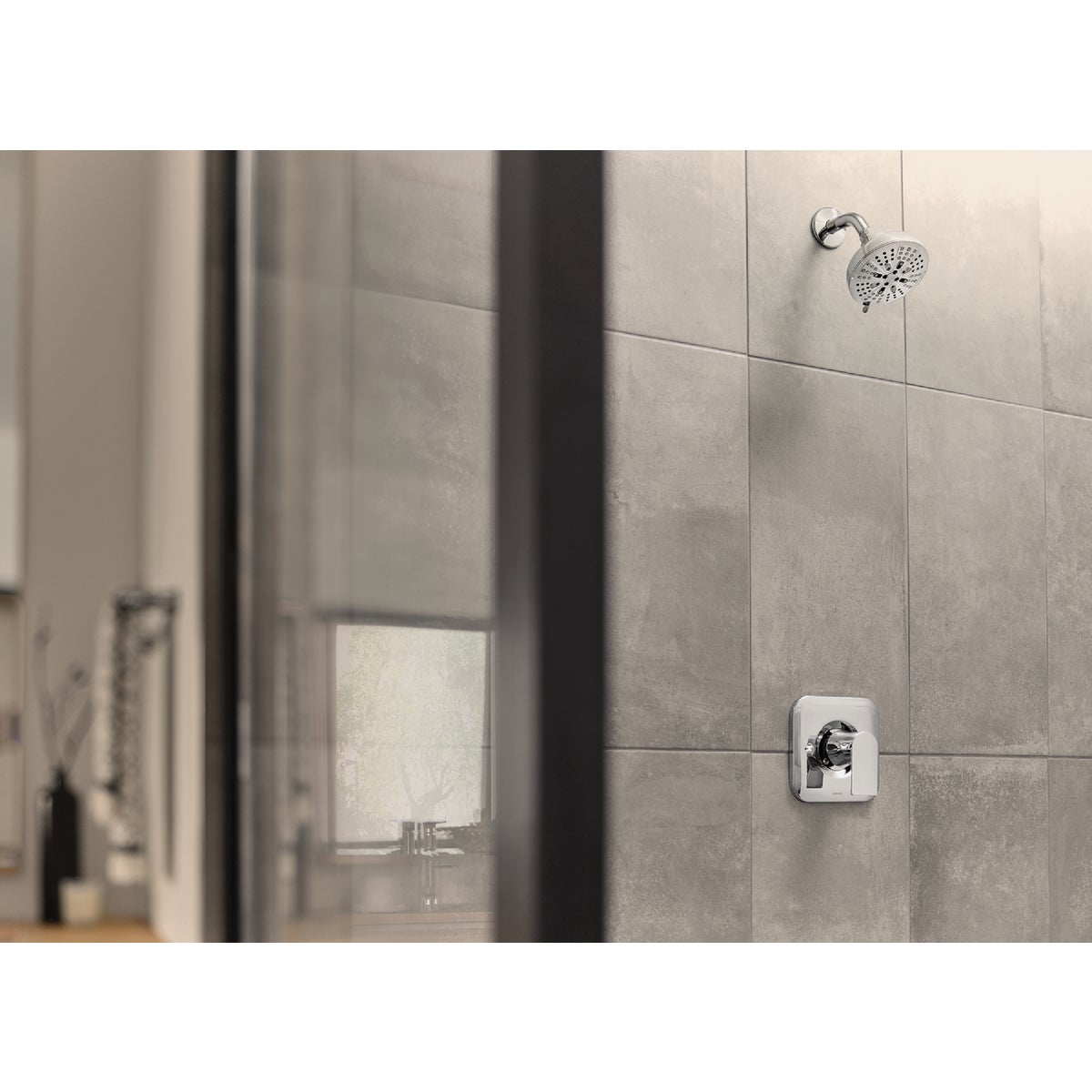 Moen Hydro Energetix 8-Spray Pattern 4.75 In. Wall Mount Fixed Shower Head, Chrome Image 3