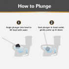 Korky 6 In. Universal Toilet Plunger Image 5