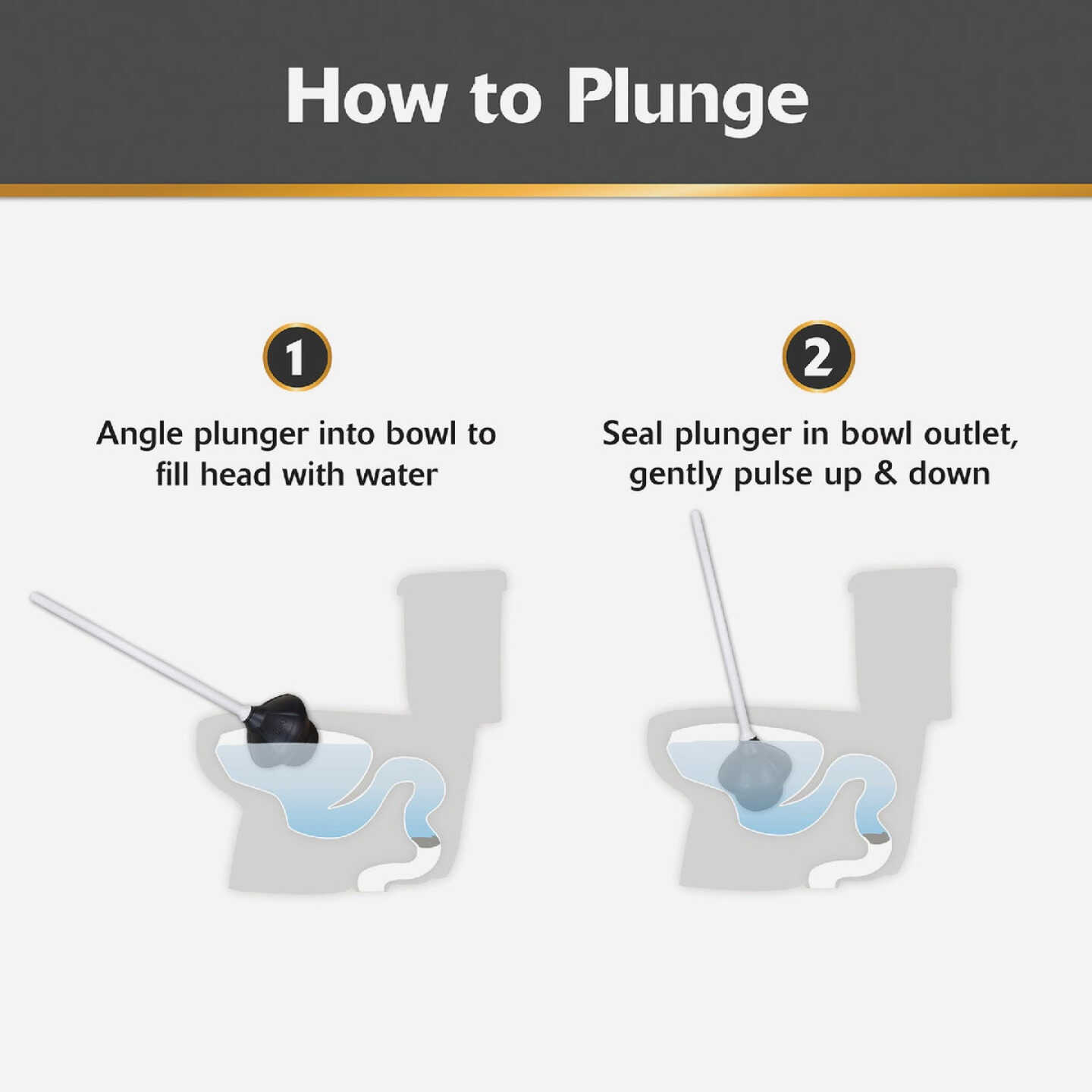 Korky 6 In. Universal Toilet Plunger Image 5