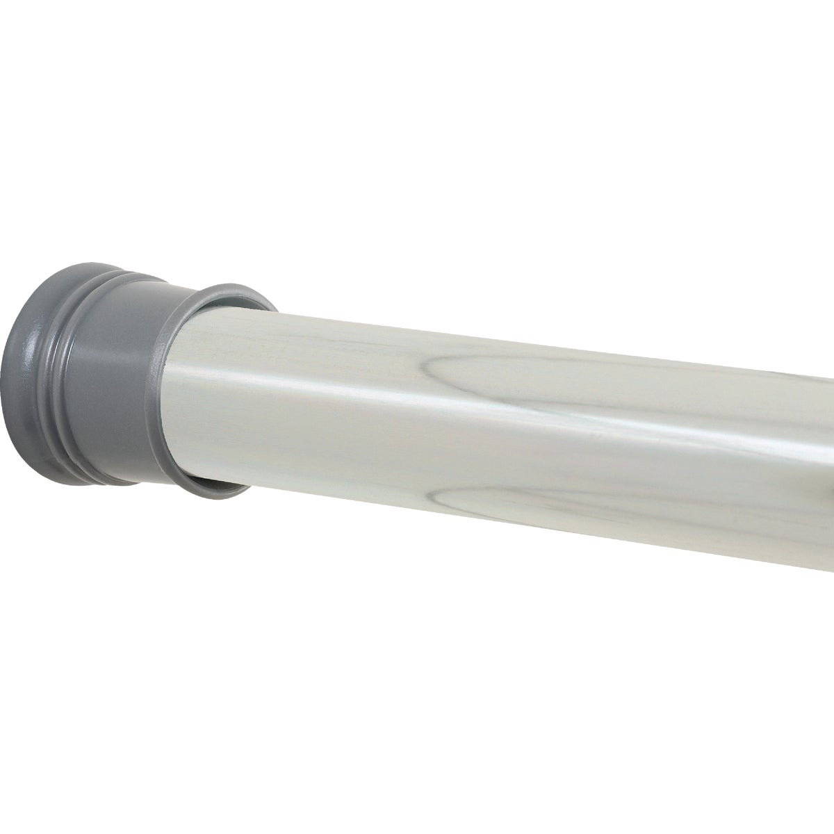 Zenith Zenna Home Straight 52 In. to 86 In. Adjustable Tension Shower Rod in Chrome Image 1