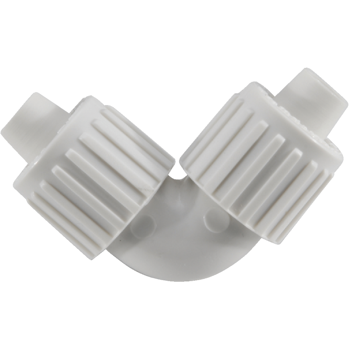 Flair-It 3/8 In. x 3/8 In. 90 Deg. Plastic Compression PEX Elbow (1/4 Bend)