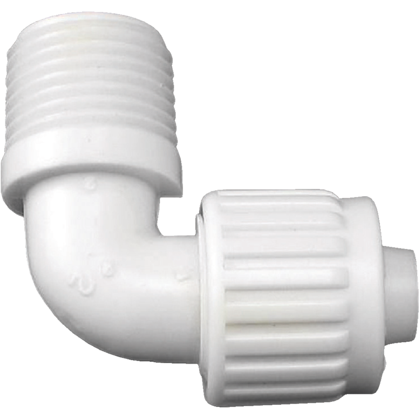 Flair-It 1/2 In. PEX x 1/2 In. MPT 90 Deg. Plastic Compression Male PEX Elbow (1/4 Bend) Image 1