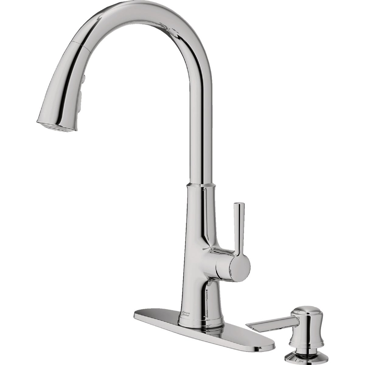 American Standard Maven 1-Handle Lever Pull-Down Kitchen Faucet with Soap Dispenser, Chrome Image 6
