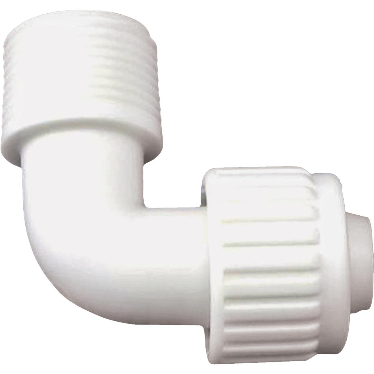 Flair-It 3/4 In. PEX x 3/4 In. MPT Plastic Compression Male PEX Elbow