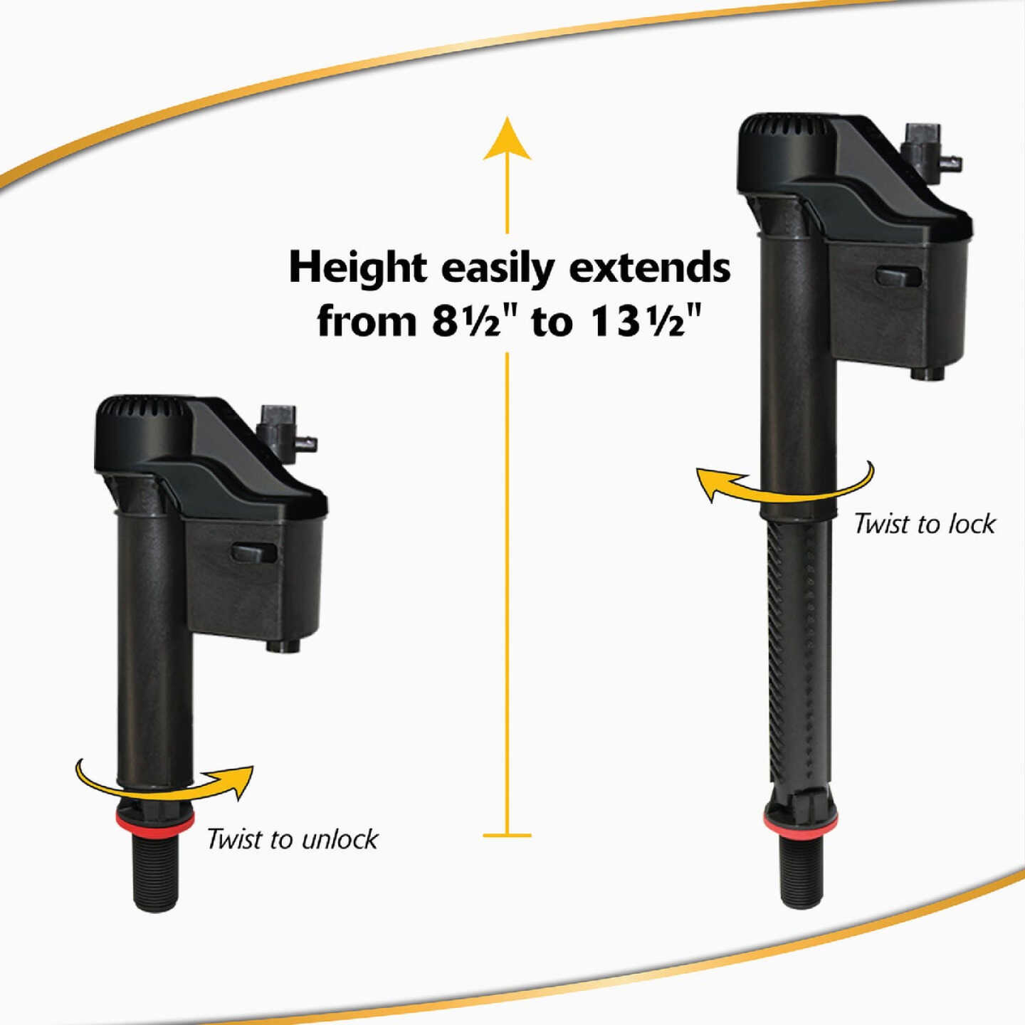 Korky 2X Long Life Universal Toilet Fill Valve Image 2