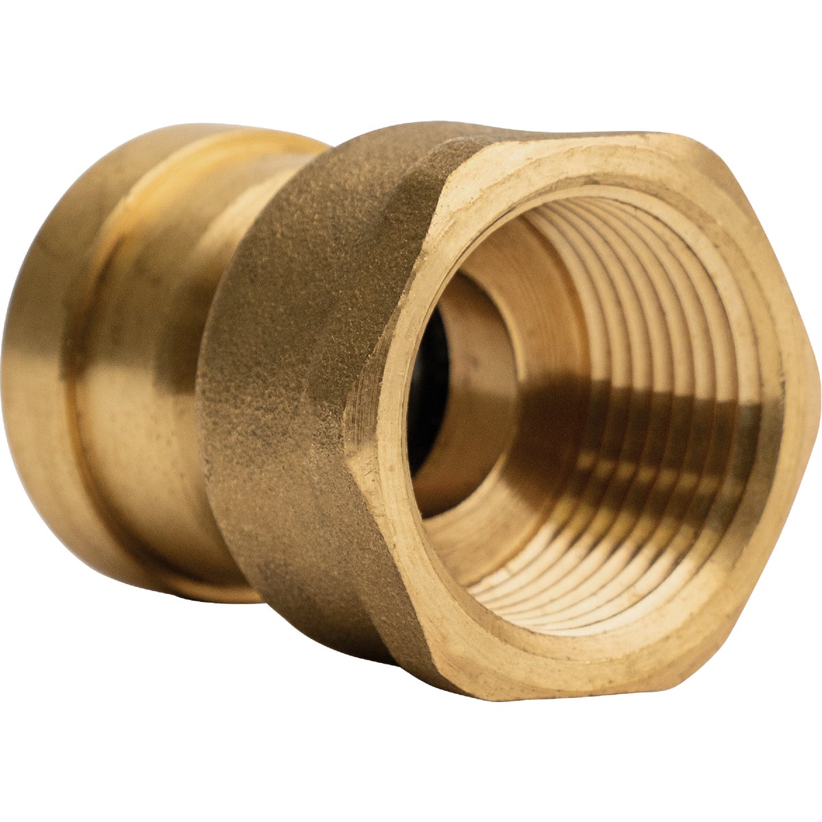 QuickFitting 1/2 In. Push-to-Connect x 3/4 In. FNPT Brass Reducing Female Adapter Image 4