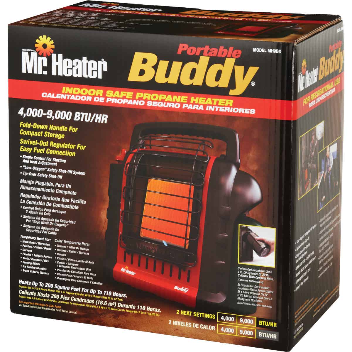 MR. HEATER Buddy 9000 BTU Radiant Portable Propane Heater Image 5