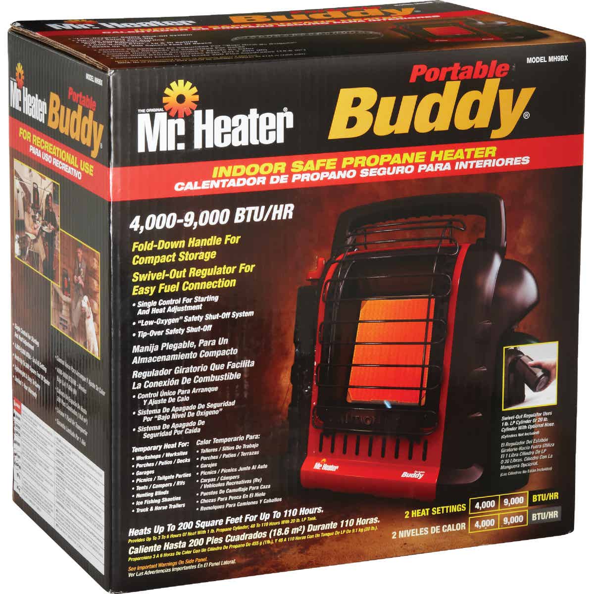 MR. HEATER Buddy 9000 BTU Radiant Portable Propane Heater Image 6