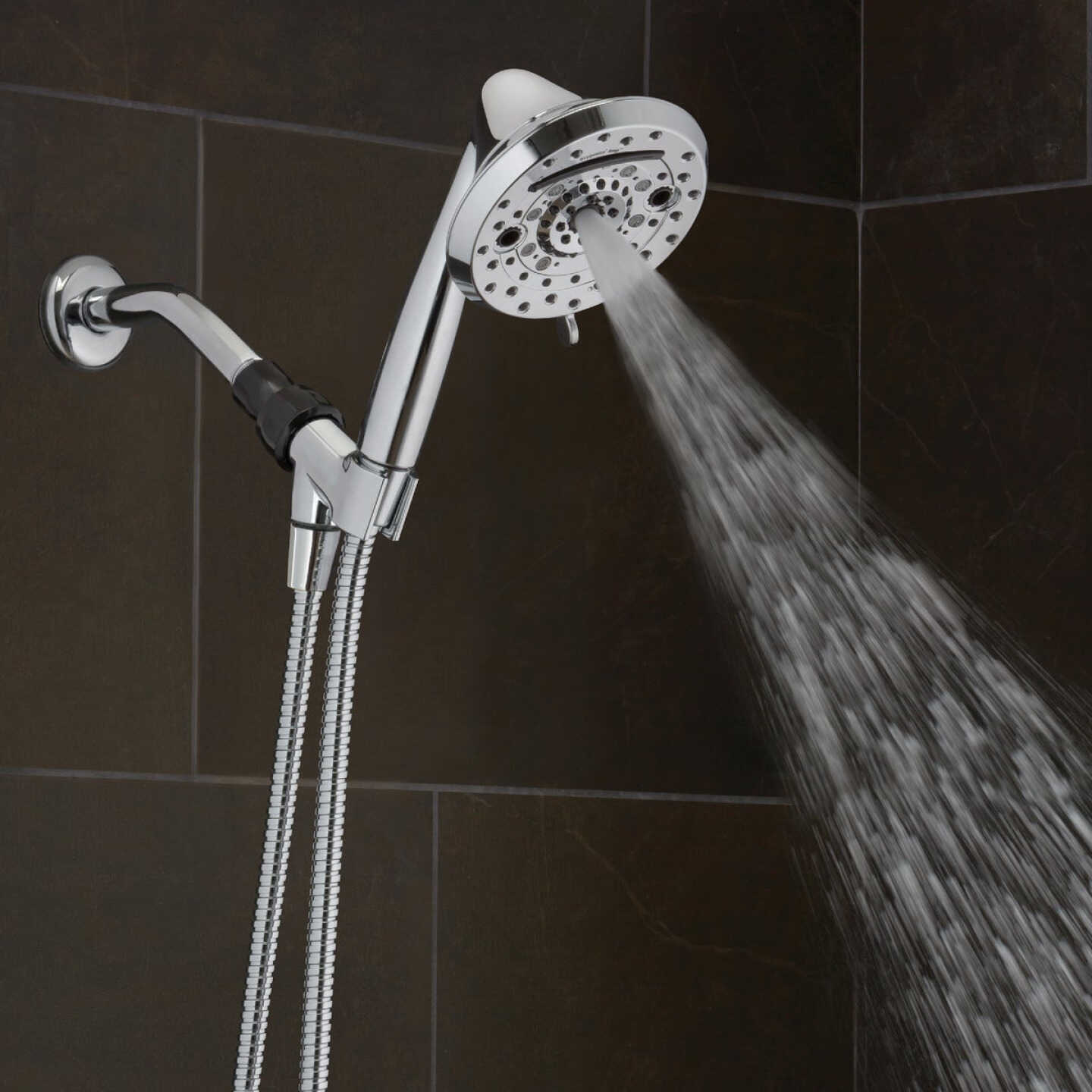 Oxygenics Amp 10-Spray 1.8 GPM Handheld Showerhead, Chrome Image 2
