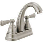 Peerless Elmhurst Brushed Nickel 2-Handle Lever 4 In. Centerset Spout Bathroom Faucet Image 1